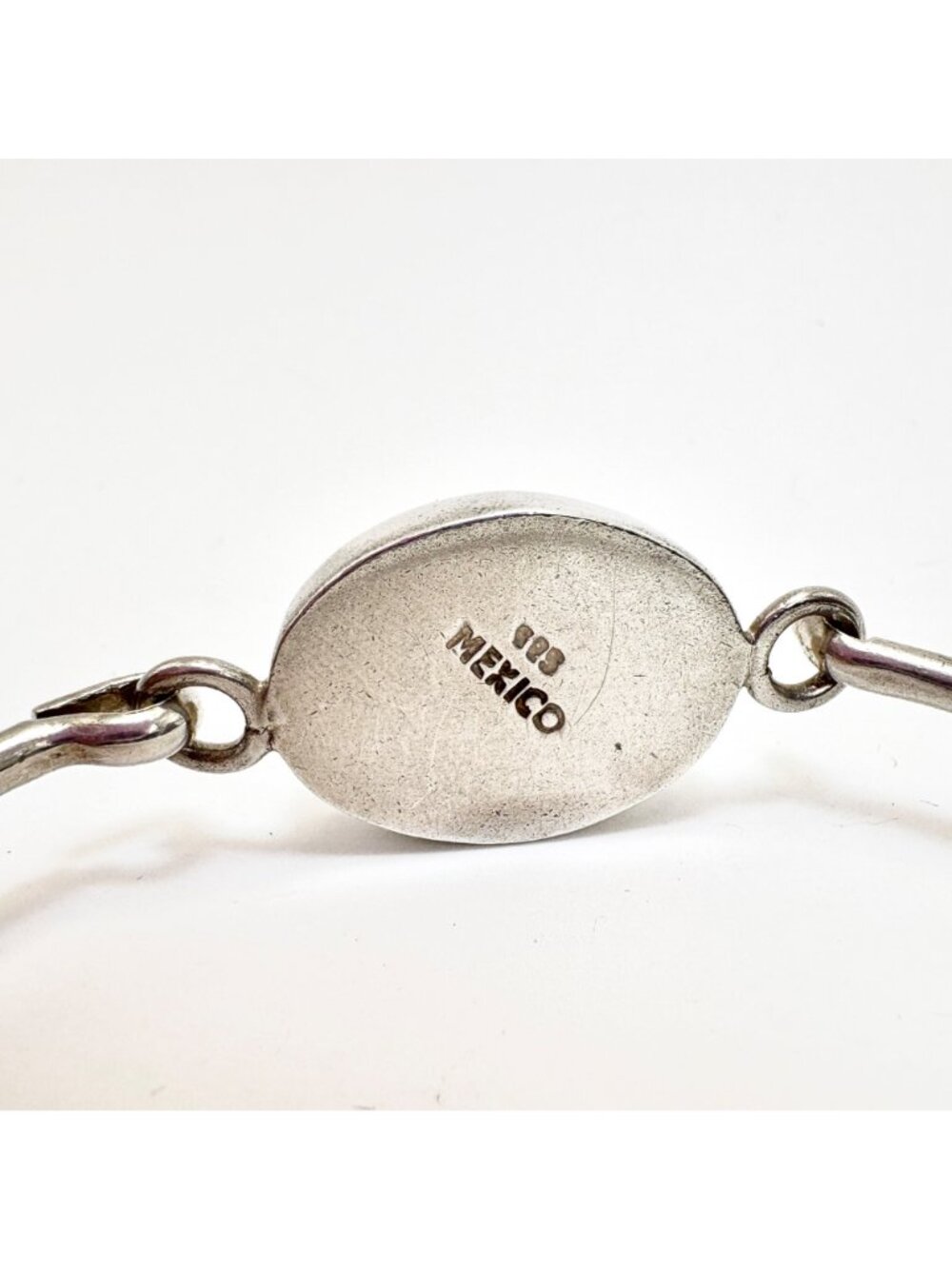 Engravable ID Bangle Bracelet Sterling Silver 925 One Size - Picture 8 of 12